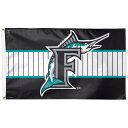 Let your Miami Marlins team spirit soar with this striking 3' x 5' Cooperstown Collection one-sided flag. This flag from WinCraft features crisp graphics and a classic design that's ready to hang. Inside or outside, this Miami Marlins flag will make a big statement about your fandom.Officially licensedBrand: WinCraftSuitable for indoor or outdoor useSublimated graphicsMeasures approx. 3' x 5'Material: 100% PolyesterReinforced brass grommetsImportedQuad-stitched fly endsSurface washableOne-sided design