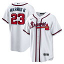 エントリーでポイント 5倍【MLB公式ホログラム付】MLB ブレーブス マイケル・ハリスII 直筆サイン ユニフォーム Fanatics(ファナティクス) (AUT 22NLROY JERSEY 44866)(4)