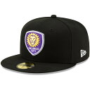 MLS オーランド・シティSC キャップ・帽子 New Era（ニューエラ） メンズ ブラック (NWE F19 Men's Primary Logo 5950 - GCP)