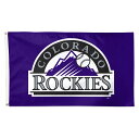 The spirited graphics on this Primary Logo flag from WinCraft are the perfect way to show your love for the Colorado Rockies.Brand: WinCraftTwo metal grommetsSublimated graphicsOfficially licensedMeasures approx. 3' x 5'Material: 100% PolyesterSingle-sided designImportedSurface washable