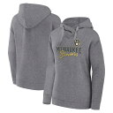 【公式グッズ】MLB ブルワーズ プルオーバー パーカー Fanatics(ファナティクス) レディース ヘザーグレイ (MLB SPB 23 WOMEN'S SCRIPT FAVORITE LIGHTWEIGHT PULLOVER HOOD)(4)