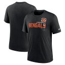 【公式グッズ】NFL ベンガルズ Tシャツ Nike/ナイキ メンズ ヘザーブラック (Men's NFL 23 Nike Team Name SS Triblend Tee)