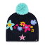 NFL カウボーイズ ニット帽 '47 ガールズ ネイビー (NFL Youth Girls Buttercup Beanie)