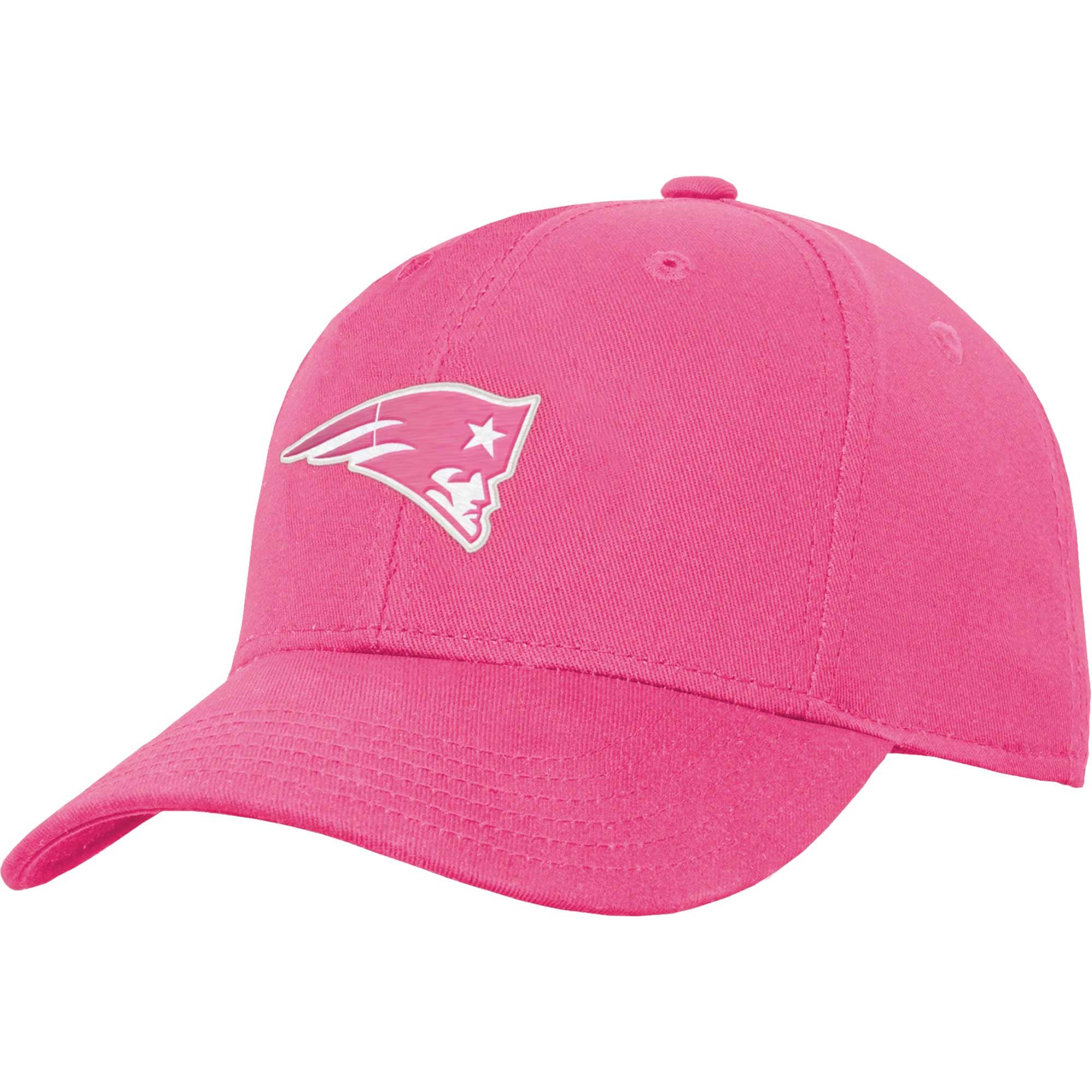 【公式グッズ】NFL ペイトリオッツ アジャスタブルキャップ Outerstuff（アウタースタッフ） ガールズ ピンク (NFL Youth Girls Pink Structured Adjustable)