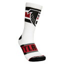 NFL ファルコンズ ソックス Mitchell & Ness（ミッチェル＆ネス） ホワイト (UNISEX NFL HAIL MARY CREW SOCKS)