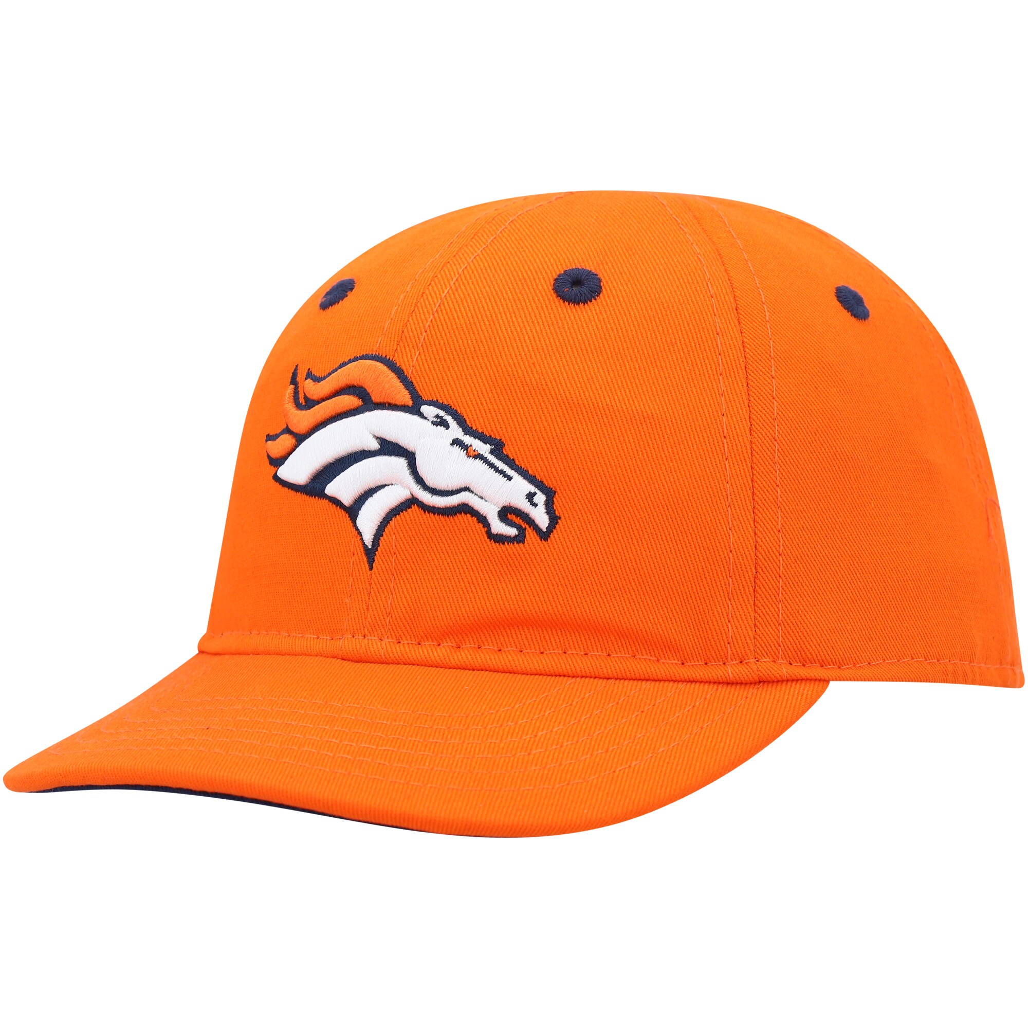 Add a bit of spirit to your young one's look with this Denver Broncos Team Slouch flex hat. Its monochromatic stylings are perfectly accented by the team graphics and colors on the underbill for extra flair. The flex design also offers a comfortable fit, making this cap perfect when the newest member of the Denver Broncos fan club wants to cheer them on to a win.Contrast-color eyeletsOfficially licensedStretch fitLow CrownUnstructured relaxed fitWipe clean with a damp clothEmbroidered graphicsImportedBrand: OuterstuffCurved billMaterial: 100% CottonContrast-color underbill