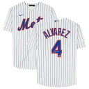 MLB メッツ フランシスコ・アルバレス 直筆サイン ユニフォーム Fanatics（ファナティクス） (AUT BB JERSEY 45149)