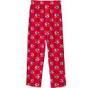 【公式グッズ】NFL チーフス ルームウェア Outerstuff キッズ レッド (23 Youth Team Colored Printed PJ Pant)