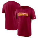 【公式グッズ】NFL コマンダーズ Tシャツ Nike/ナイキ メンズ バーガンディ (23 NFL FANGEAR Men's Nike Legend Wordmark SST)