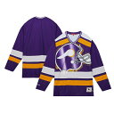 【公式グッズ】NFL バイキングス 長袖 Tシャツ Mitchell & Ness/ミッチェル&ネス レディース パープル (23 Women's Big Fa...