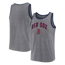 MLB レッドソックス タンクトップ Fanatics（ファナティクス） メンズ ヘザーグレイ (MEN'S PRIMARY TANK MLB)