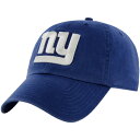 【公式グッズ】NFL ジャイアンツ アジャスタブルキャップ '47 メンズ ロイヤル (NFL Clean Up Primary)(4)