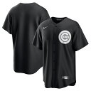 【公式グッズ】MLB カブス レプリカ ユニフォーム Nike ナイキ メンズ ブラック (Men's Nike Black & White Official ...