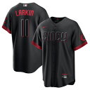 【公式グッズ】MLB レッズ バリー・ラーキン レプリカ ユニフォーム Nike ナイキ メンズ ブラック (Men's Nike City Connect R...