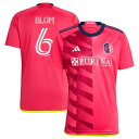 【公式グッズ】MLS セントルイス・シティSC ブロム レプリカ ユニフォーム Adidas(アディダス) メンズ レッド (15874 JERMENCRP)