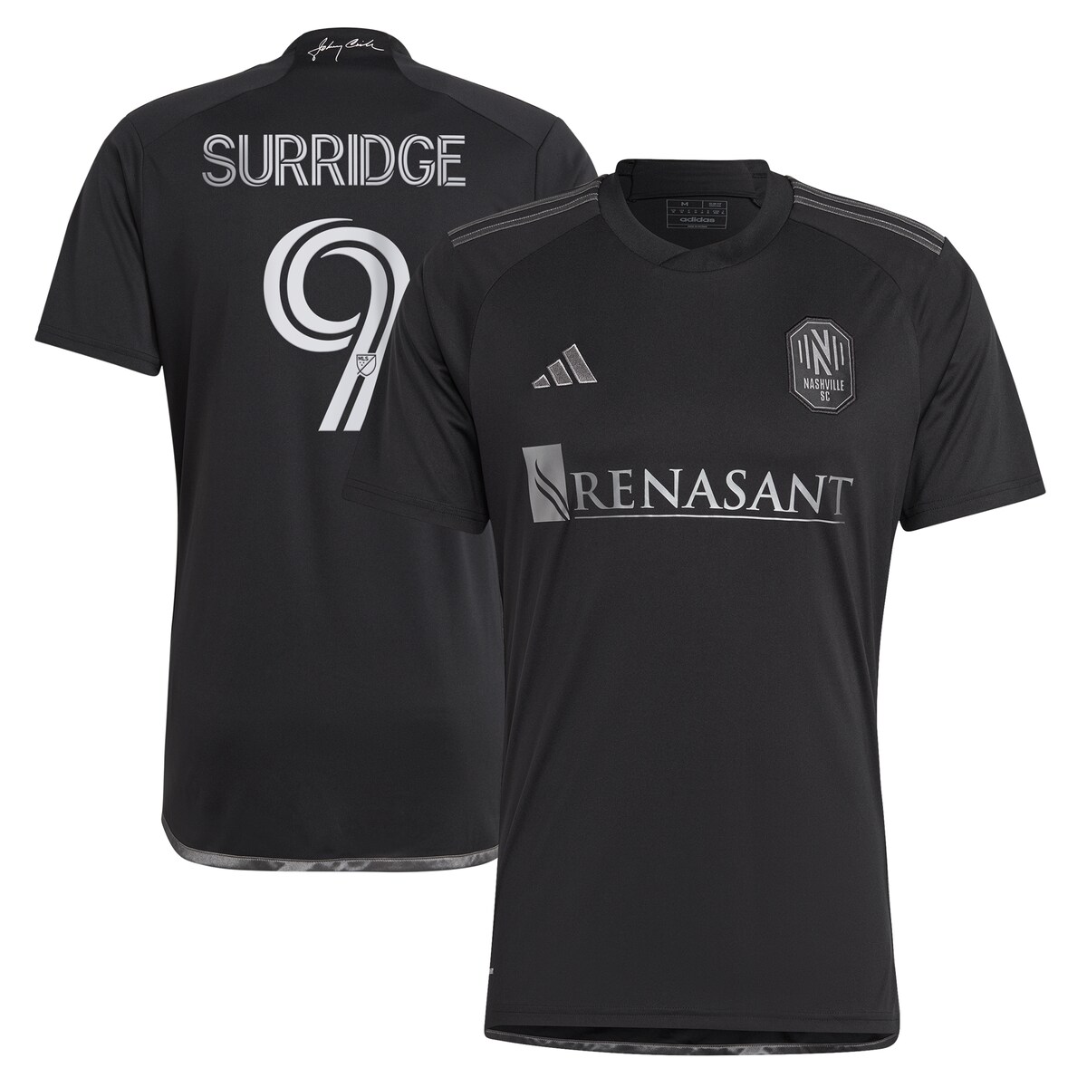 MLS ナッシュビル・SC サム・サリッジ レプリカ ユニフォーム Adidas（アディダス） メンズ ブラック (ADI 2023/24 Men's Replica Jers..