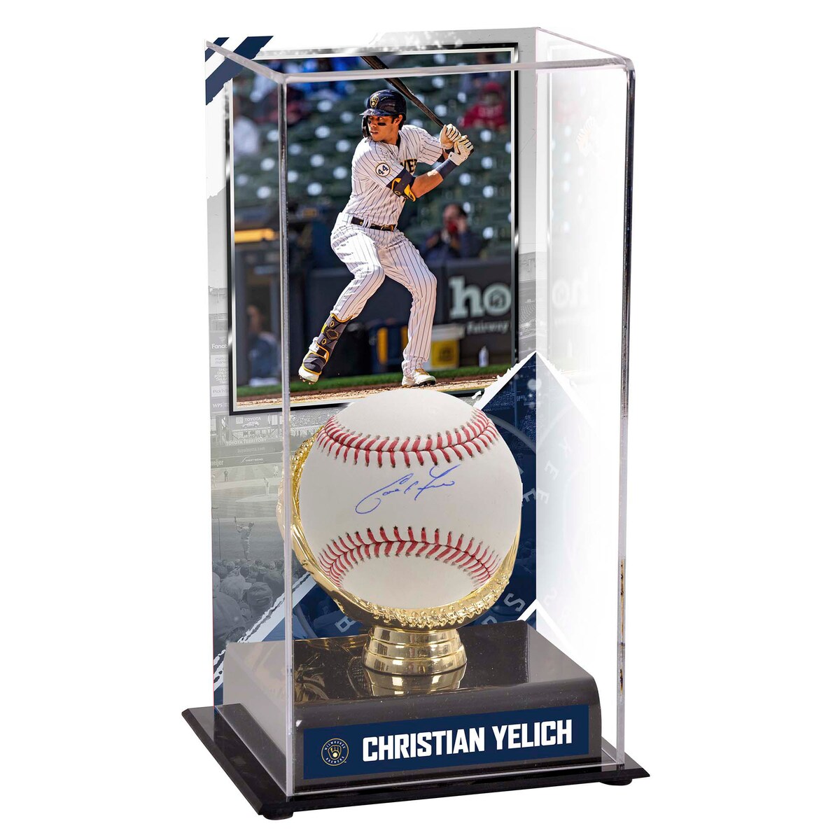 Take your collection of Christian Yelich memorabilia to the next level with this autographed Milwaukee Brewers Baseball ...