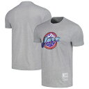 NBA WY TVc Mitchell & Nessi~b`FlXj OC (Unisex MNC Hardwood Classics MVP Throwback Logo SS Tee)