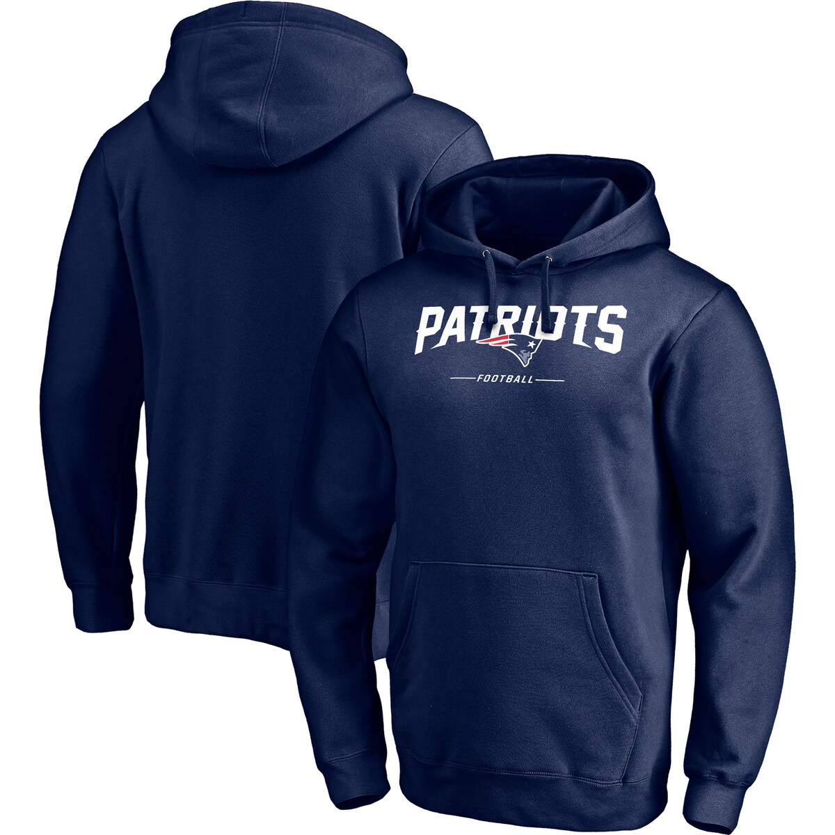 Show off your unwavering New England Patriots loyalty in a bold, new way with this Team Lockup pullover hoodie. This Fanatics hoodie features crisp New England Patriots graphics across the chest that will get you pumped up for the next game. You'll be sure to let everyone know what a true fan looks like, no matter where you go in this spirited top layer.Long sleeveMachine wash, tumble dry lowHood with drawstringMaterial: 80% Cotton/20% PolyesterPulloverHoodedOfficially licensedBrand: FanaticsPulloverFront pouch pocketImportedTrim fit hoodie that fits closer to the body. For a looser fit, please size up.Midweight hoodie suitable for moderate temperaturesFleece liningSizing Tip: Product runs small. We recommend ordering one size larger than you normally wear.Screen print graphics