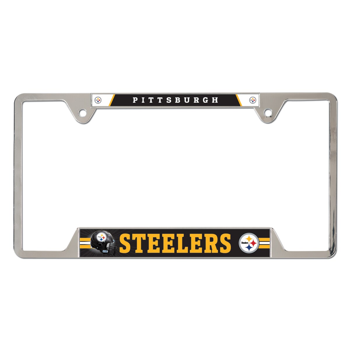 NFL スティーラーズ カー用品・カーアクセサリー ウィンクラフト (Metal License Plate Frame - NEW)