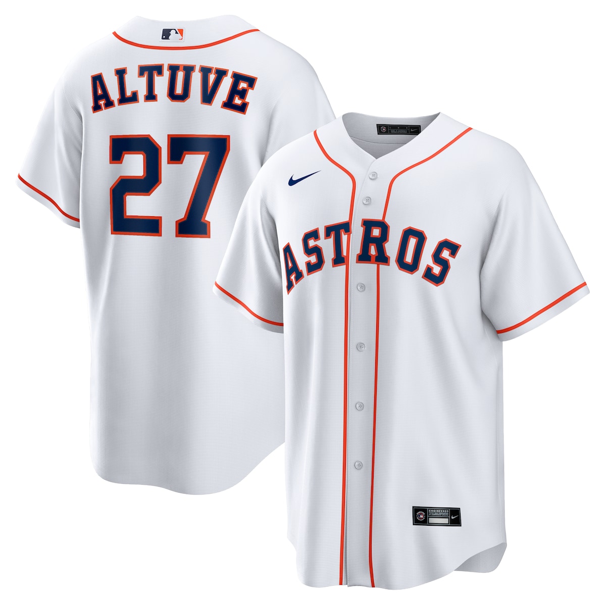 MLB ȥ ۥȥ ץꥫ ˥ե Nike ʥ  ۥ磻 (Men's MLB Nike Official Replica Player Jersey)