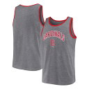 MLB カージナルス タンクトップ Fanatics（ファナティクス） メンズ ヘザーグレイ (MEN'S PRIMARY TANK MLB)