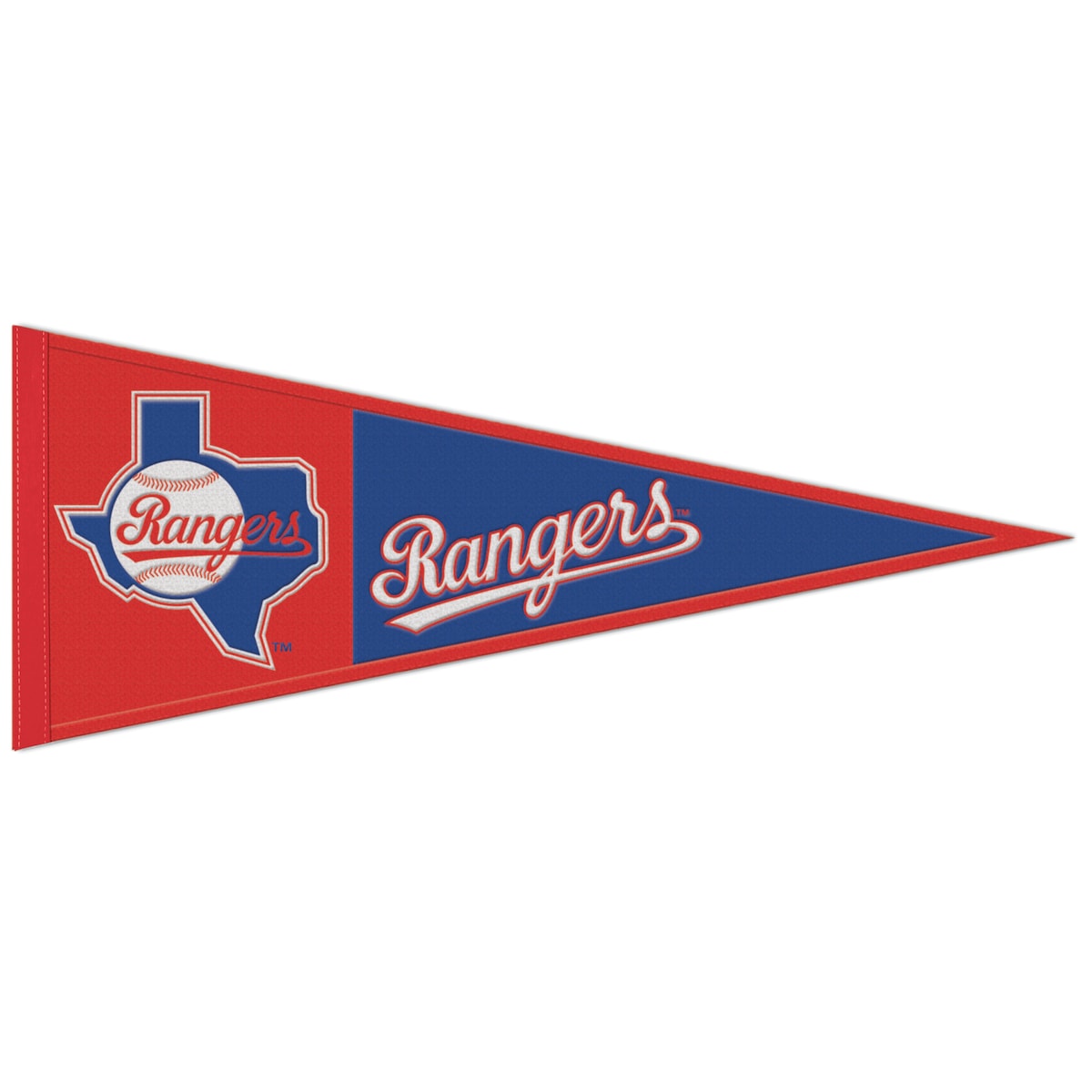 MLB レンジャーズ ペナント ウィンクラフト (13X32 Wool Pennant Retro)