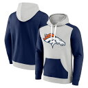 NFL ブロンコス パーカー Fanatics（ファナティクス） メンズ グレイ (23 MEN'S FB PRIMARY ARTIC LS PULLOVER HOODIE)