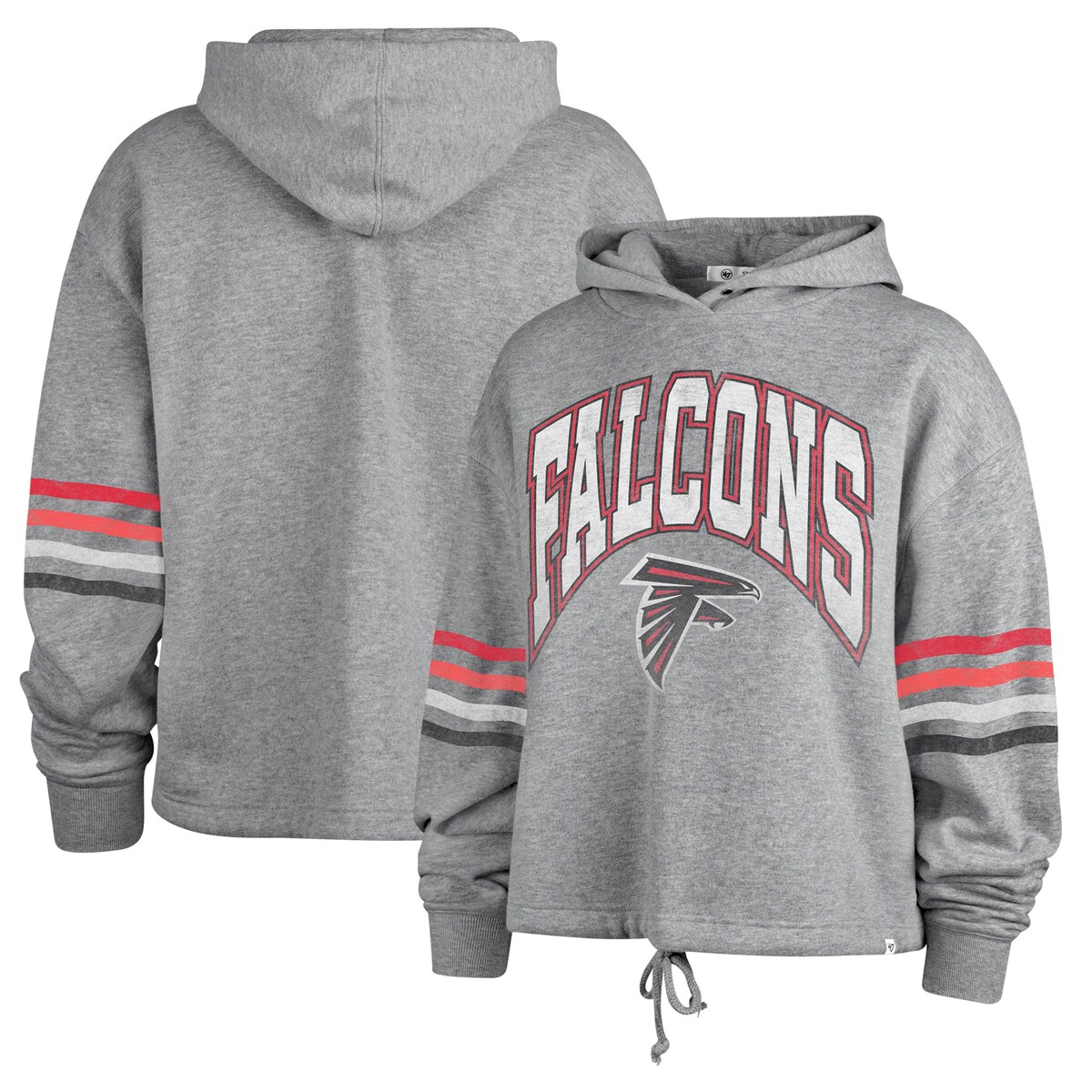 NFL ファルコンズ プルオーバー パーカー '47 レディース ヘザーグレイ (23 Women's Upland Bennett Hoodie)