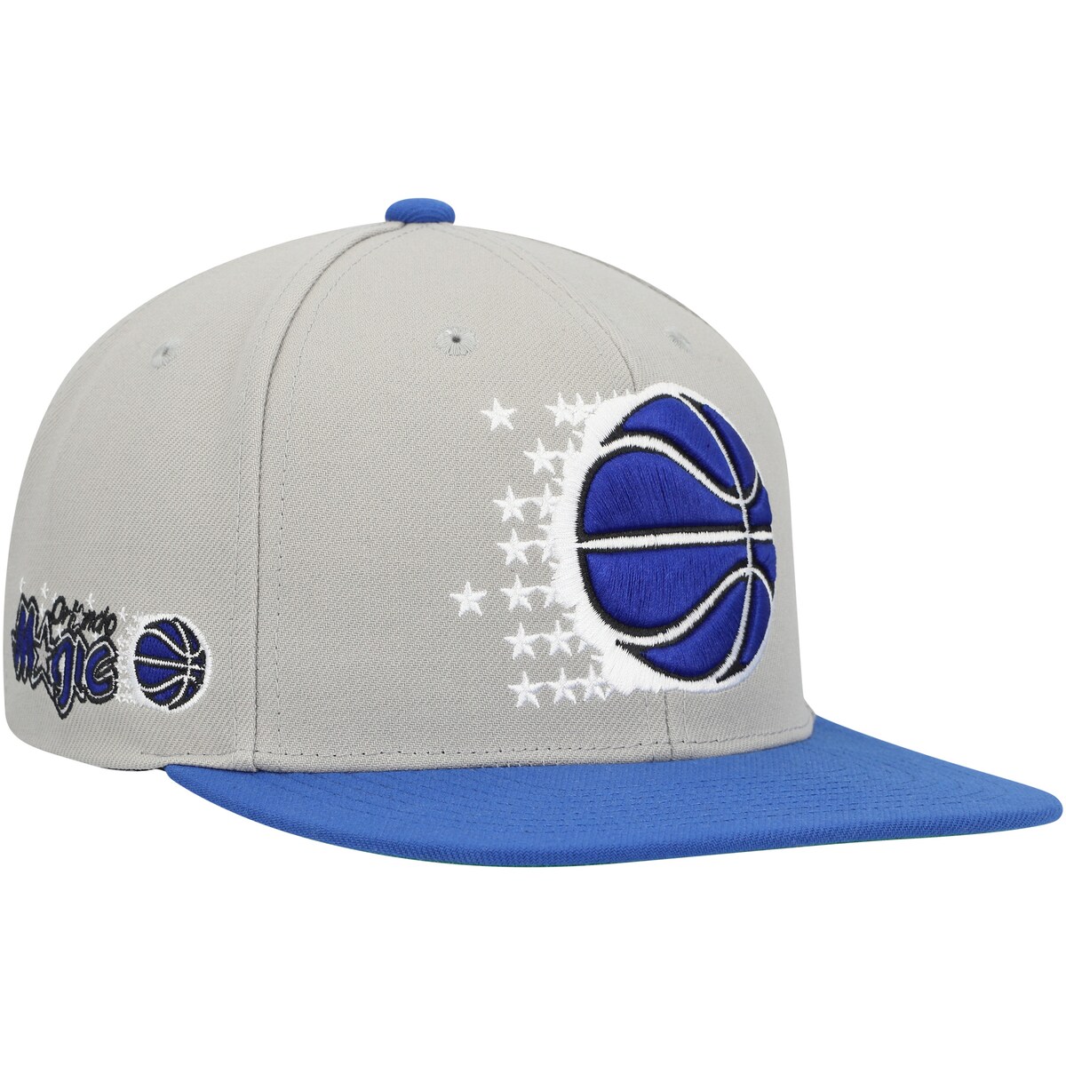 【公式グッズ】NBA マジックスナップバック キャップ Mitchell & Ness/ミッチェル＆ネス メンズ グレイ (NBA MNC HWC Essentials Side 2.0 Snapback)