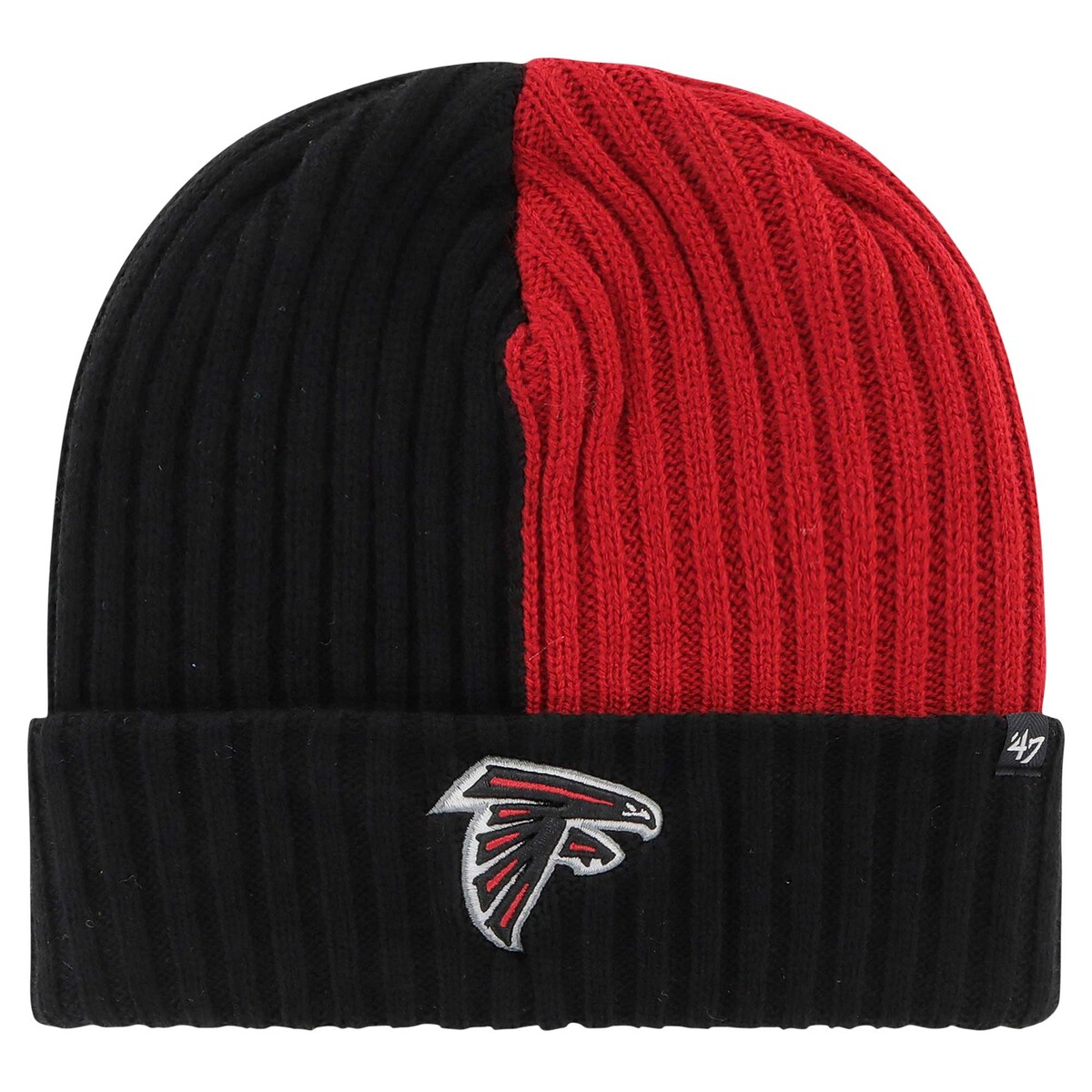 NFL ファルコンズ ニット帽 '47 メンズ ブラック (NFL Fracture Cuffed Knit)