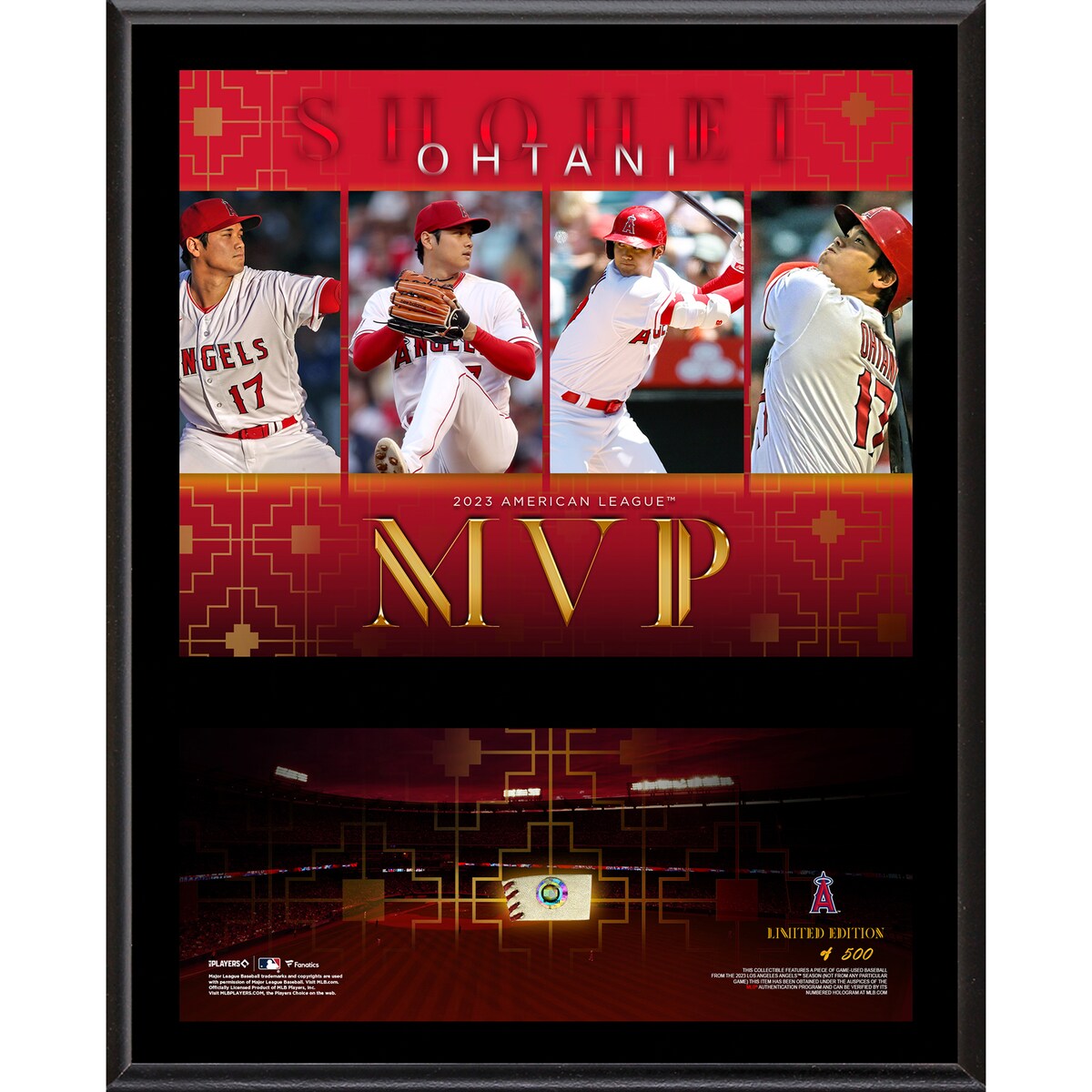 MLB エンゼルス 大谷 翔平 コレクタブルアイテム（プラーク） Fanatics（ファナティクス） (UNS 23 MLB AWARDS HMP2 GU PLAQUE 45195)