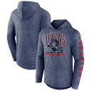 NFL テキサンズ フード付き 長袖 Tシャツ Fanatics（ファナティクス） メンズ ネイビー (23 HSN Men's Helmet Platform Lightweight LS Hood)