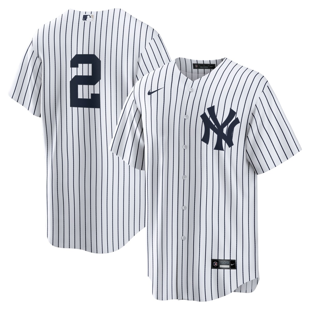 MLB ヤンキース デレク・ジーター レプリカ ユニフォーム Nike ナイキ メンズ ホワイト (Derek Jeter Men's Replica Nike Jersey)