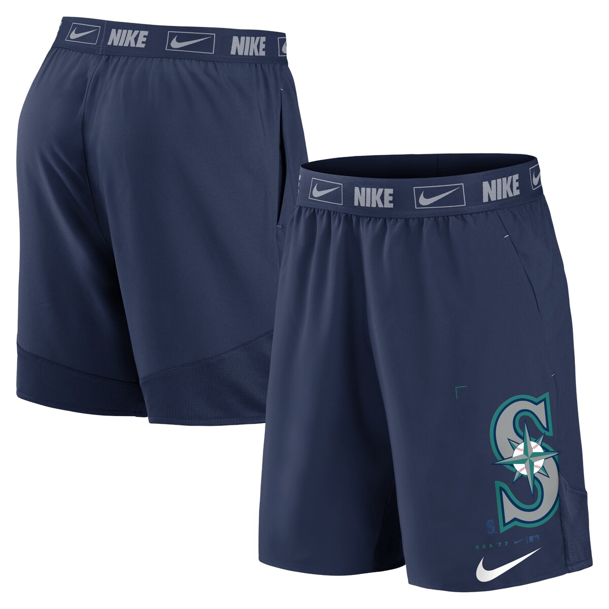 ナイキ ルームウェア メンズ MLB マリナーズ ショートパンツ Nike ナイキ メンズ ネイビー (23 Men's Nike Bold Express Short)