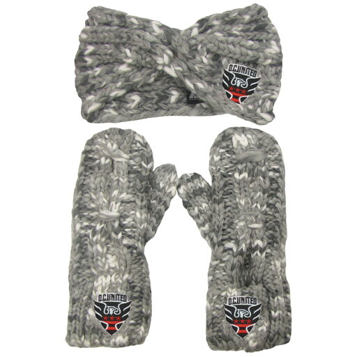 MLS D.C.ユナイテッド マフラー ZooZatz レディース グレイ (ZAT HPB22 Women's Headband & Mitten Set) MLS D.C.ユナイテッド マフラー ZooZatz レディース グレイ (ZAT HPB22 Women's Headband & Mitten Set)