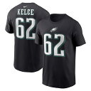 【公式グッズ】NFL イーグルス ジェイソン・ケルシー Tシャツ Nike/ナイキ メンズ ブラック (24 Men's Nike Player N&N SST)|詳細画像