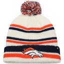 【公式グッズ】NFL ブロンコス ニット帽 '47 キッズ クリーム (NFL Youth Driftway Cuff Pom Knit)