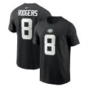 Aaron Rodgers is your favorite player, and for good reason. Show him your support by grabbing this New York Jets Player Name & Number T-Shirt from Nike. It features bold New York Jets and Aaron Rodgers graphics, so no one will be able to question where your allegiance lies every time you rock this sweet gear.ImportedBrand: NikeScreen print graphicsMaterial: 100% CottonShort sleeveMachine wash, tumble dry lowOfficially licensedCrew neck