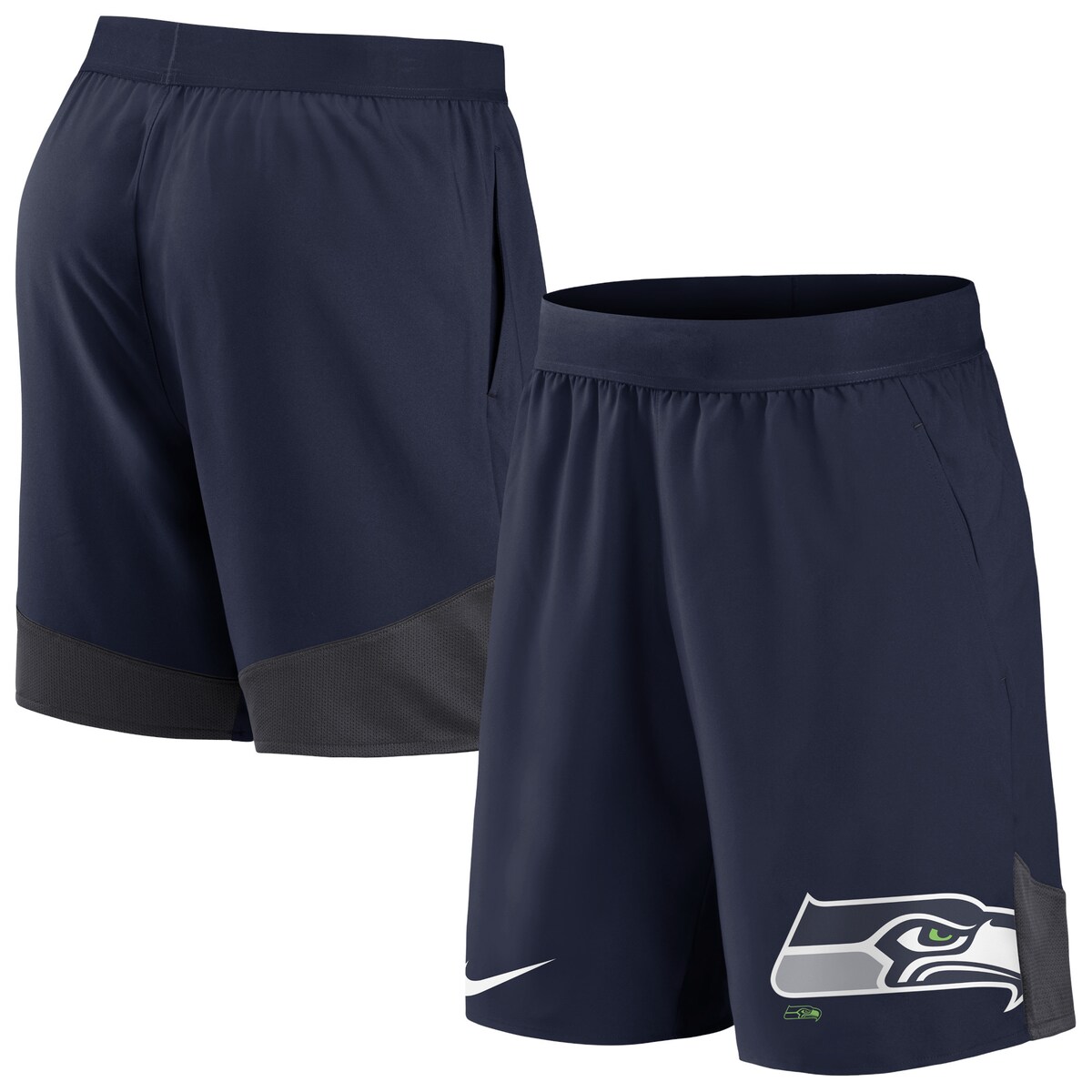 ナイキ ルームウェア メンズ NFL シーホークス ショートパンツ Nike ナイキ メンズ ネイビー (Men's NFL 23 Nike Stretch Woven Short)