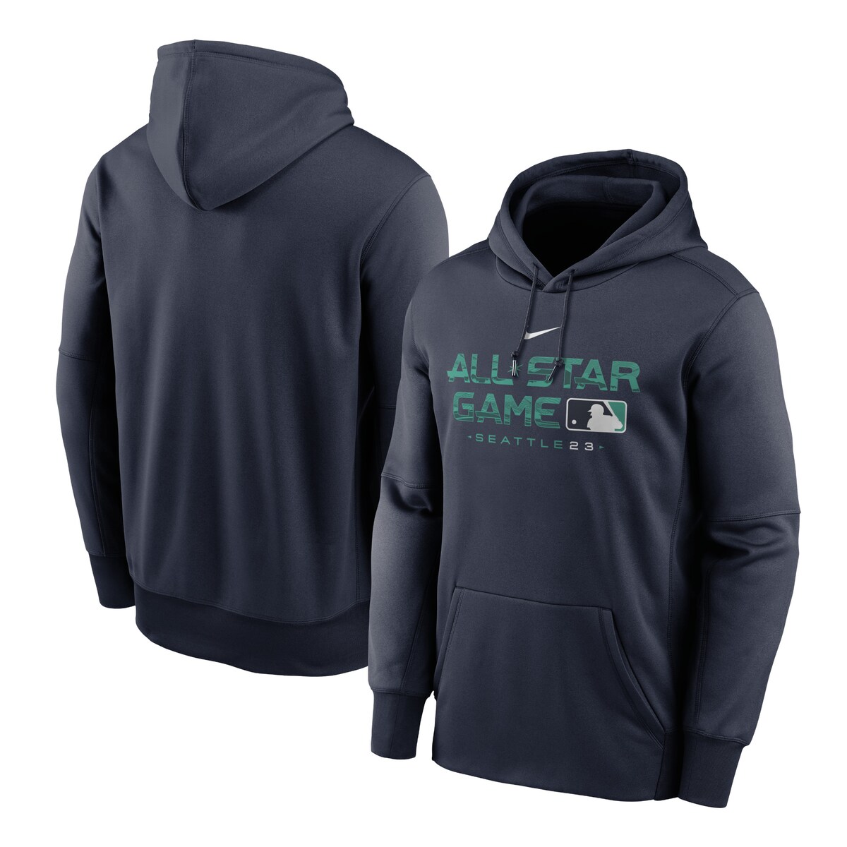 【公式グッズ】MLB ロッキーズ フリース プルオーバー パーカー Nike ナイキ メンズ ネイビー (Men's Nike Seattle ASG Player Therma Fleece)