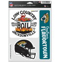 NFL ジャガーズ カー用品・カーアクセサリー ウィンクラフト (3pk Fan Decal - FlavorTown)