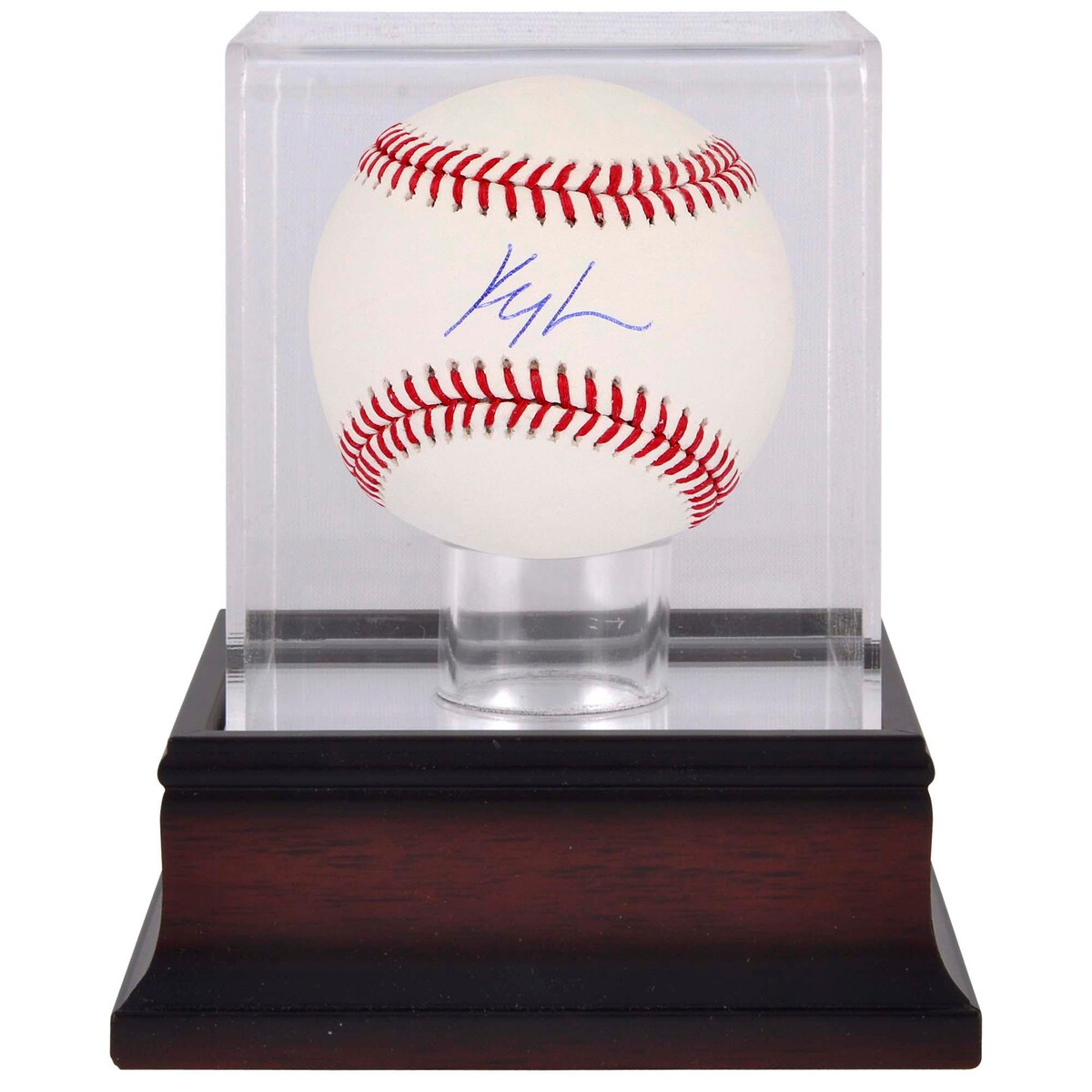 MLB ɥХå 롦륤 ľɮ ܡ Fanaticsʥեʥƥ (AUT BASEBALL WITH DISPLAY CASE 6142022)