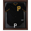 The Pittsburgh Pirates brown framed logo jersey display case opens on hinges and is easily wall-mounted. It comes with a 24'' clear acrylic rod to display a collectible jersey. This case is constructed with a durable, high-strength injection mold backing, encased by a beautiful wood frame and features an engraved team logo on the front. Officially licensed by Major League Baseball. The inner dimensions of the case are 38'' x 29 1/2''x 3'' with the outer measurements of 42'' x 34 1/2'' x 3 1/2''. Memorabilia sold separately.Memorabilia sold separatelyOfficially licensedMade in the USABrand: Fanatics Authentic