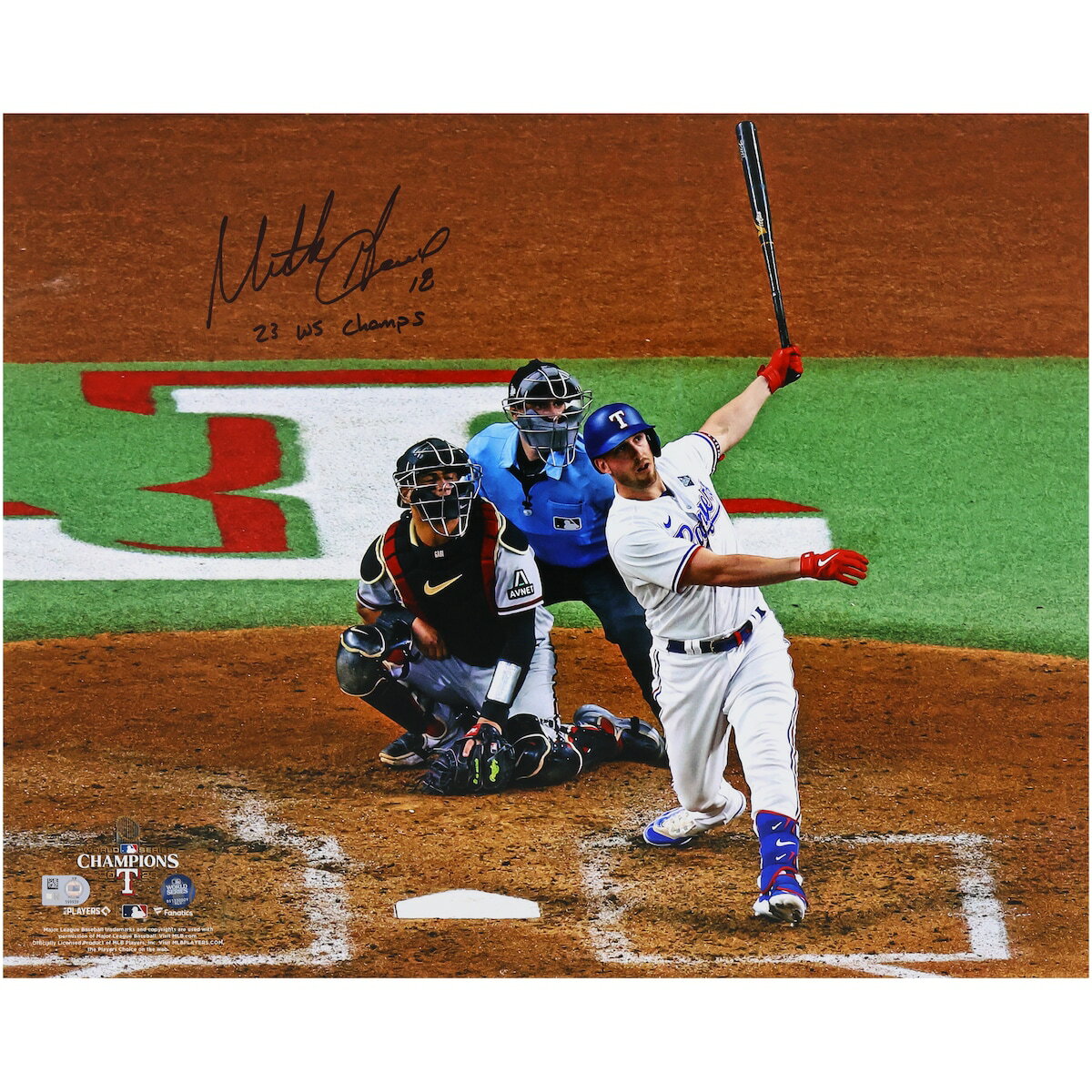 MLB 󥸥㡼 ߥåС ľɮ ե 16x20 Fanaticsʥեʥƥ (AUT 23 MLB CHP 16x20 PHOTO 45225)