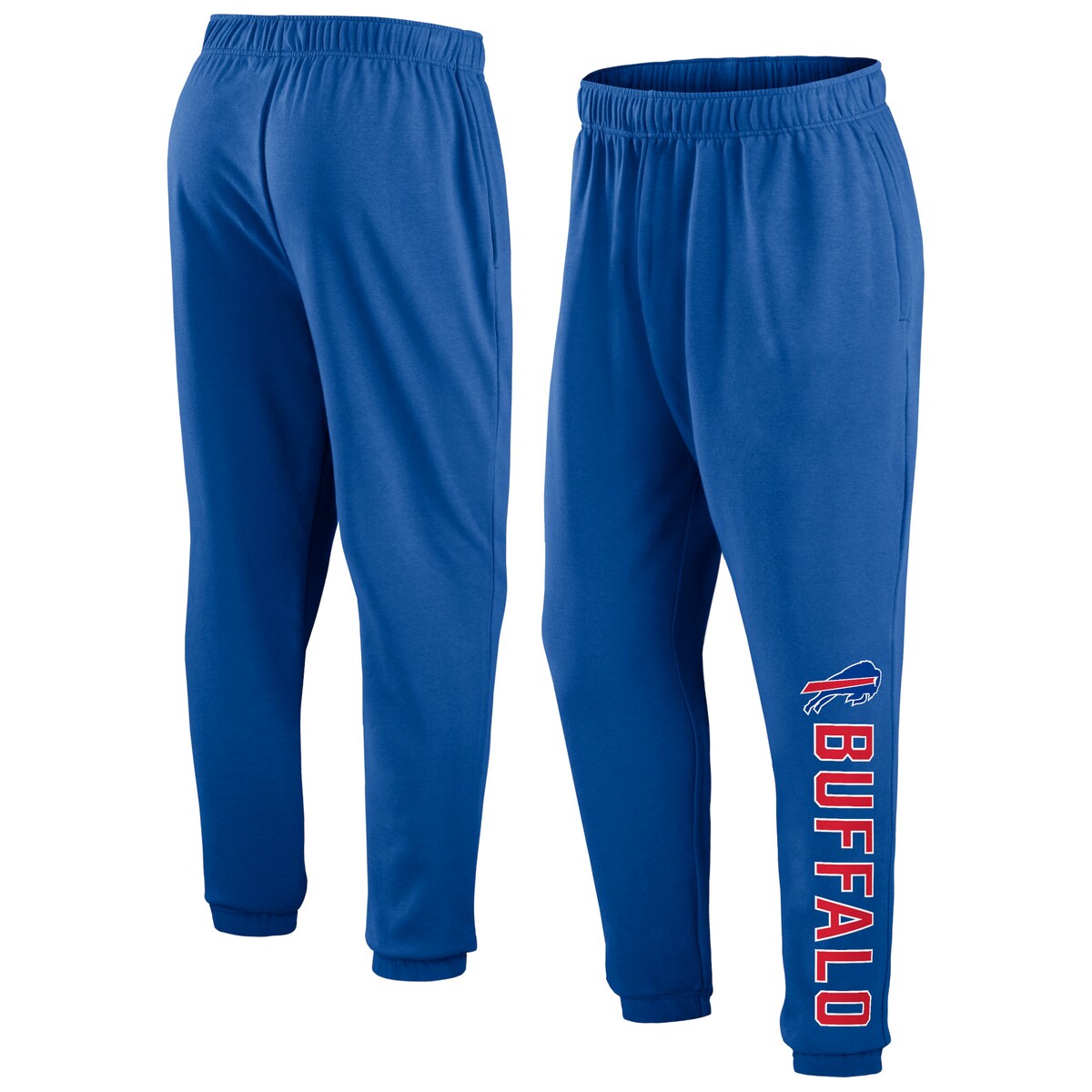 【公式グッズ】NFL ビルズ パンツ Fanatics（ファナティクス） メンズ ロイヤル (23 MEN'S FB CHOP BLOCK FLEECE SWEATS PANTS)