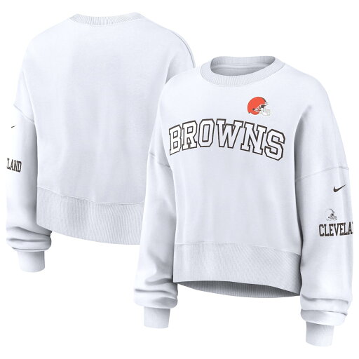 【公式グッズ】NFL ブラウンズ トレーナー Nike/ナイキ レディース ホワイト (24 Womens Nike Oversized Crew Fleece) 【公式グッズ】NFL ブラウンズ トレーナー Nike/ナイキ レディース ホワイト (24 Womens Nike Oversized Crew Fleece)