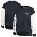 【公式グッズ】NFL カウボーイズ トレーナー '47 レディース ネイビー (DOUBLE HEADER RISE ANDIE CRW W)