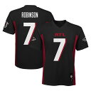 エントリーでポイント 5倍【公式グッズ】NFL ファルコンズ ビジャン・ロビンソン レプリカ ユニフォーム Outerstuff(アウタースタッフ) トドラー ブラック (22 Preschool NFL Mid-Tier Jersey)(4)