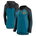【公式グッズ】NFL ジャガーズ フルジップ パーカー Fanatics(ファナティクス) レディース ティール (24 Women's LC Sleeve S...